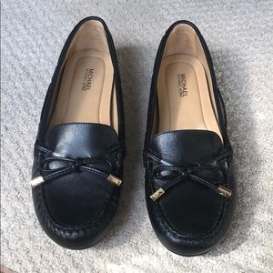 Michael Kors Leather Loafers with Bow